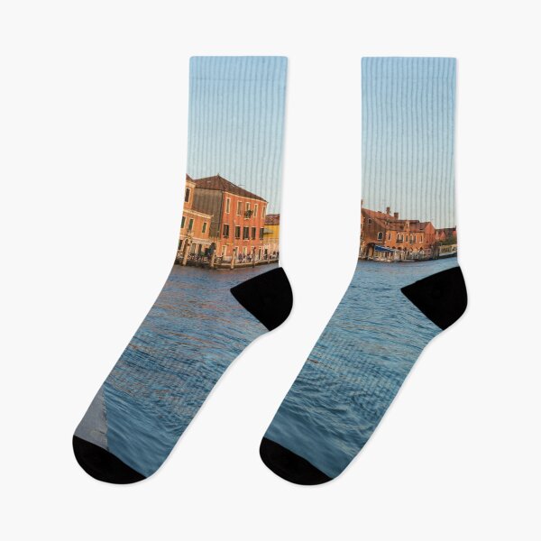 Item preview, Vibrant Murano Island - Silky Afternoon on Riva Longa on the Grand Canal designed and sold by Georgia Mizuleva.
