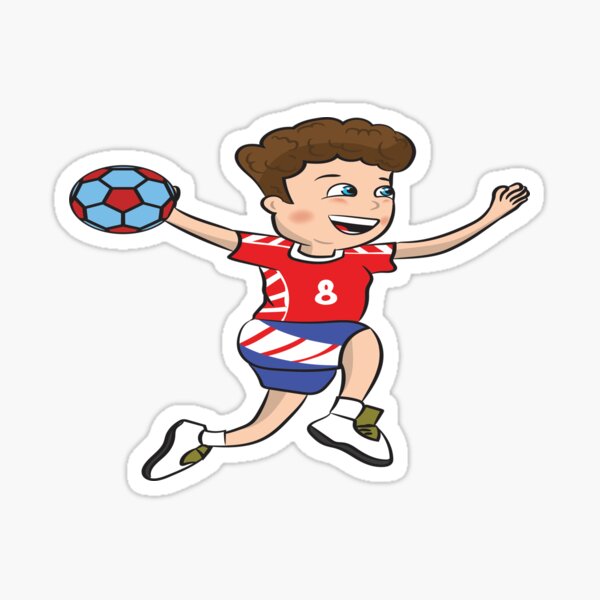 Stickers Sur Le Theme Handball Redbubble