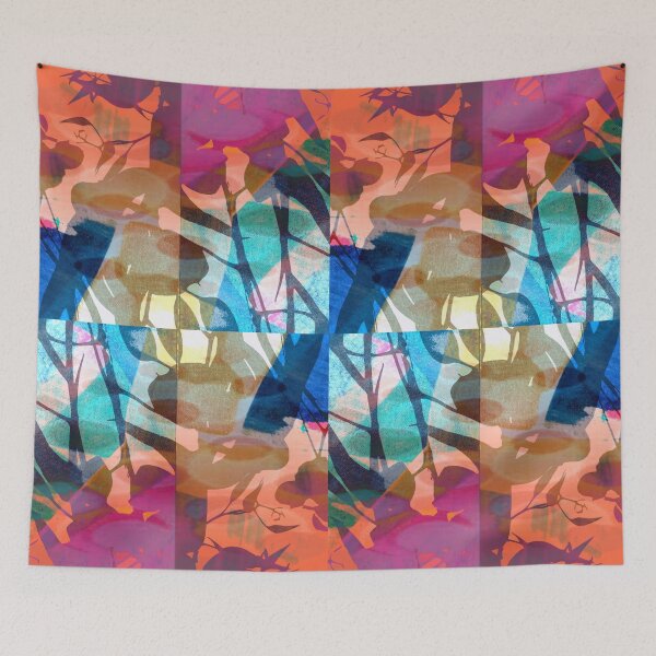 Item preview, Eastern Garden Abstract designed and sold by Janicke Johansen.