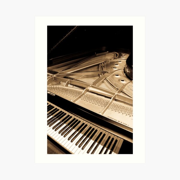 Grand Concert Piano Art Print