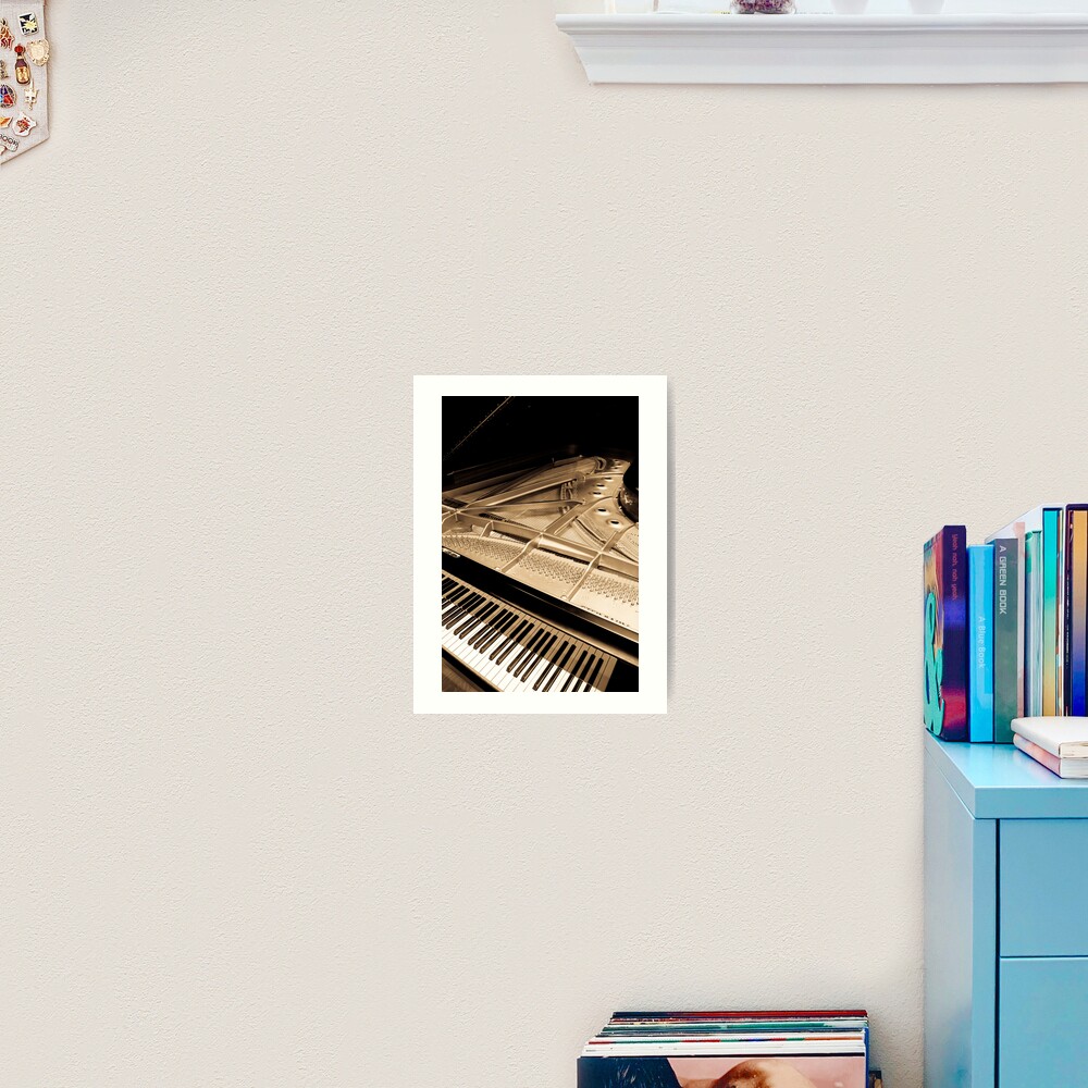 Grand Concert Piano Art Print