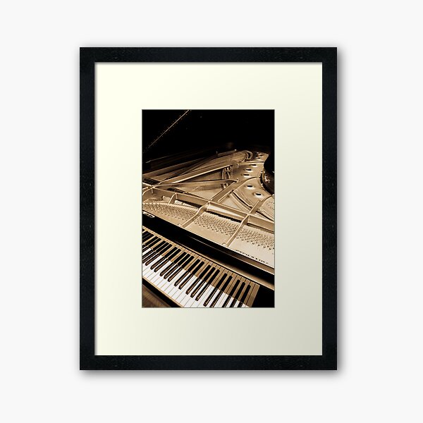Grand Concert Piano Framed Art Print