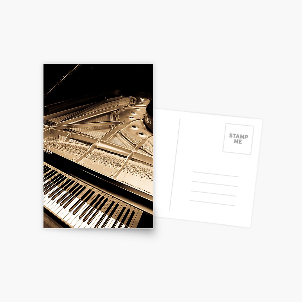 Grand Concert Piano Postcard