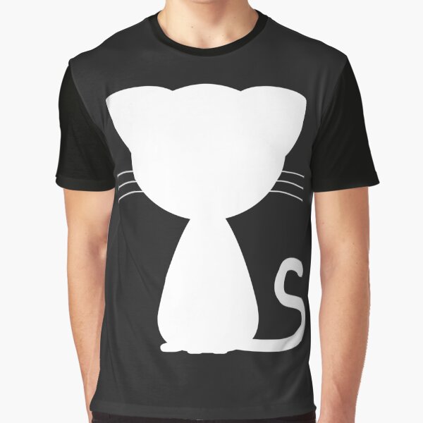Item preview, Flat Cute Kitten - White Silhouette designed and sold by SmirkingDesigns.