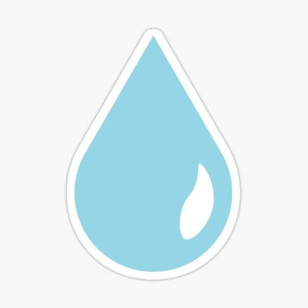 Water Drop Stickers Redbubble