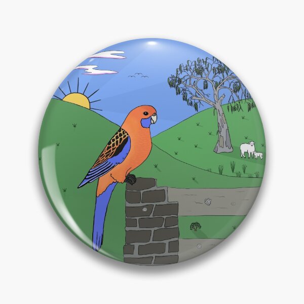Adelaide Rosella Pin