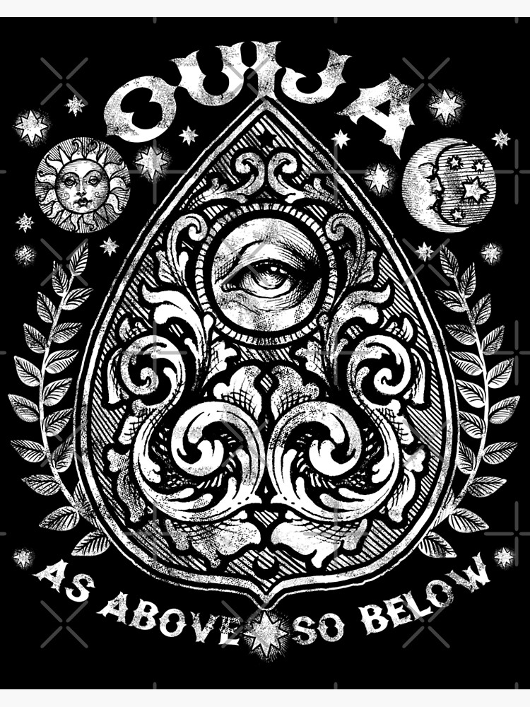 As above, so below, planchette and Ouija board. .br As above, so below, planchette and Ouija board. .br