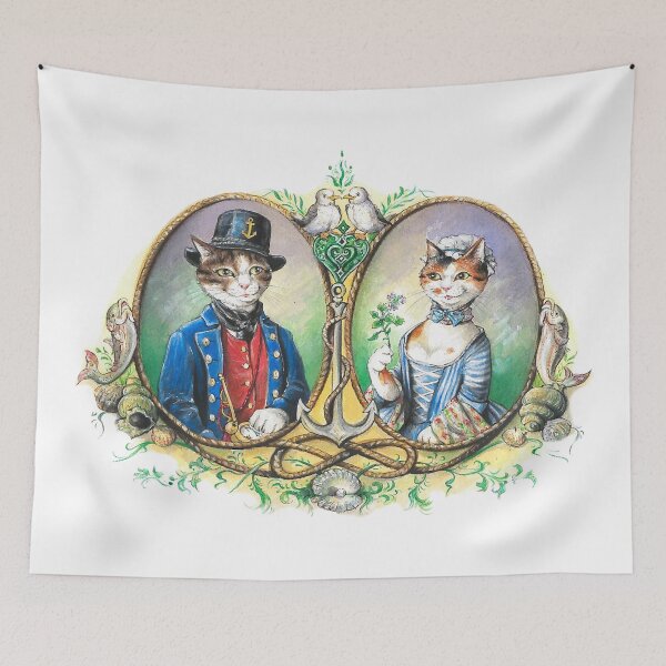 Item preview, Ship tomcat Pixie and his kitty designed and sold by wolfschwerdt.