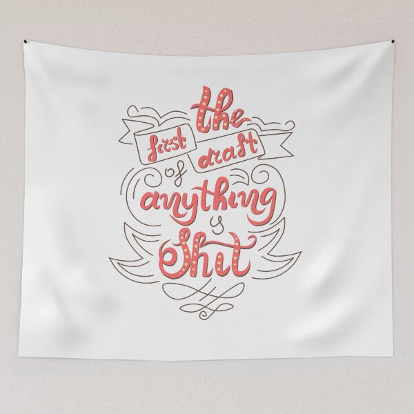 Item preview, First draft of anything lettering designed and sold by fararoc.