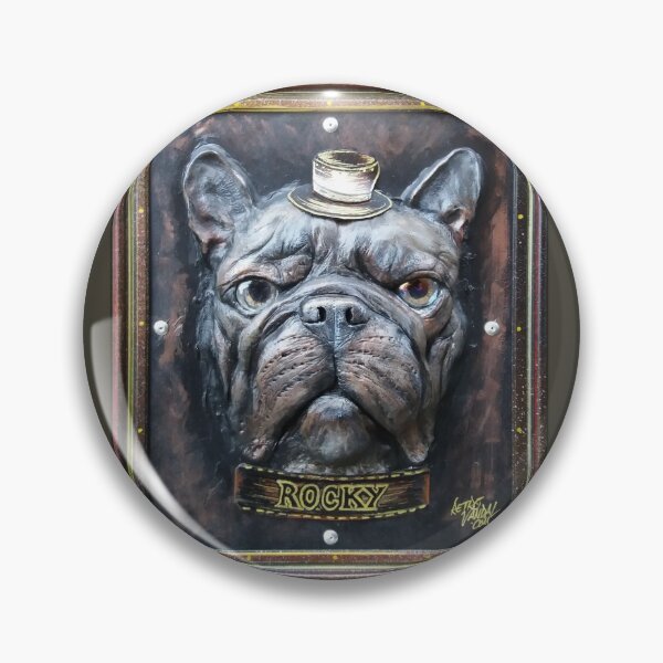 Item preview, French Bulldog Rocky Sculpture Artwork Dog Frenchie designed and sold by RetroVandal.