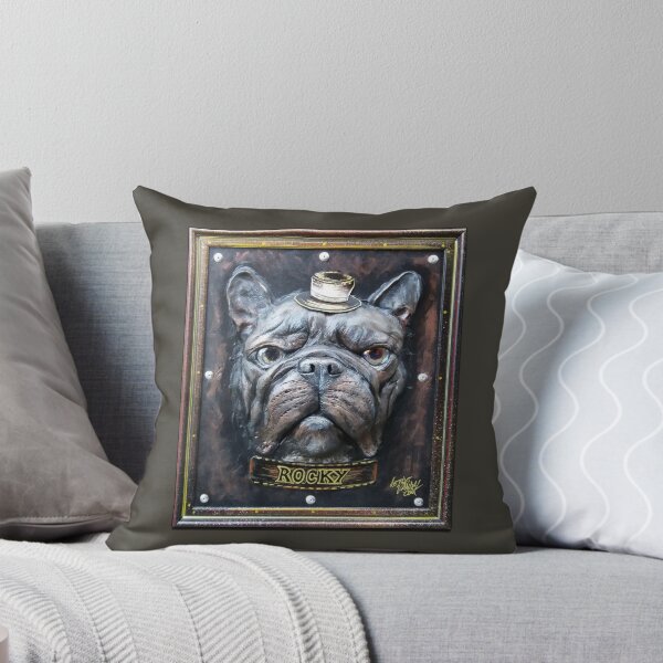Item preview, French Bulldog Rocky Sculpture Artwork Dog Frenchie designed and sold by RetroVandal.