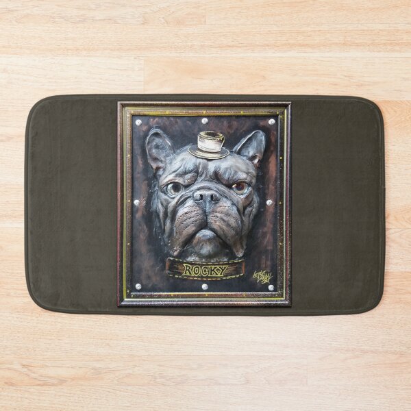 Item preview, French Bulldog Rocky Sculpture Artwork Dog Frenchie designed and sold by RetroVandal.