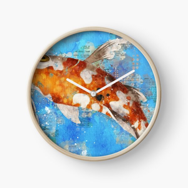 Vista previa del artículo con la obra «Peces koi», diseñado y vendido por Durro.