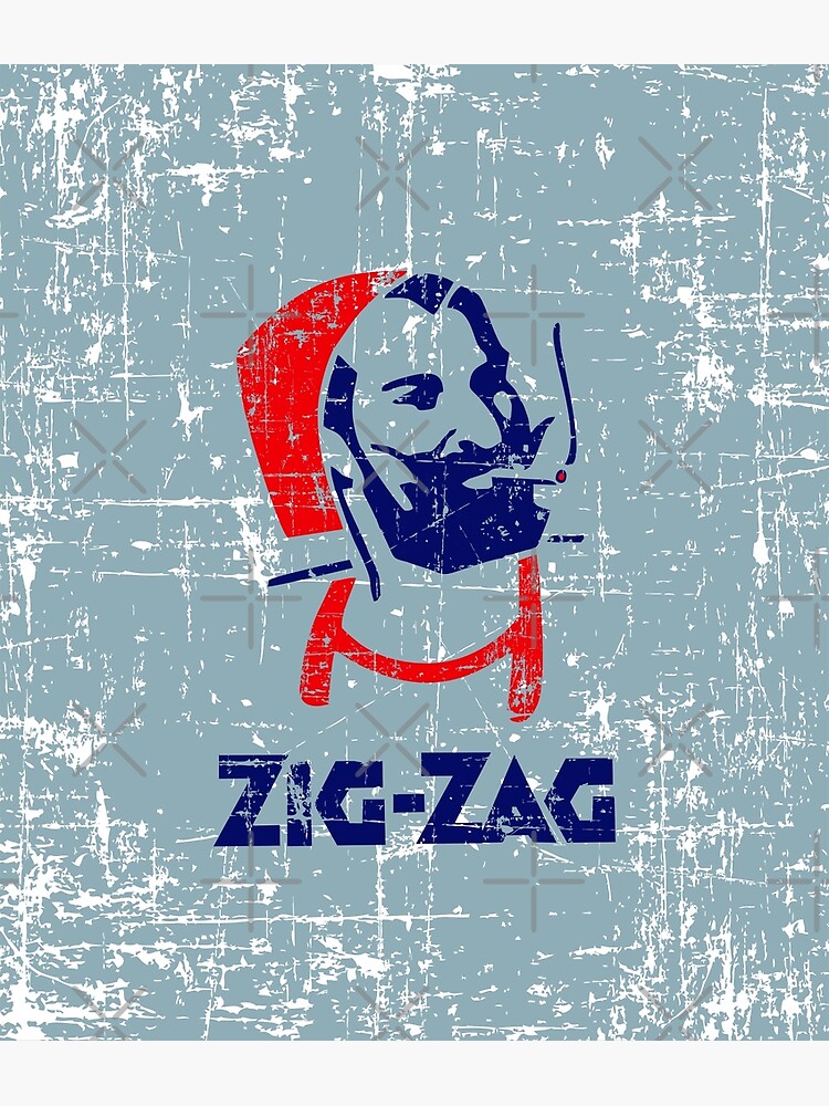 "Zig Zag Vintage" Poster by GR8DZINE Redbubble