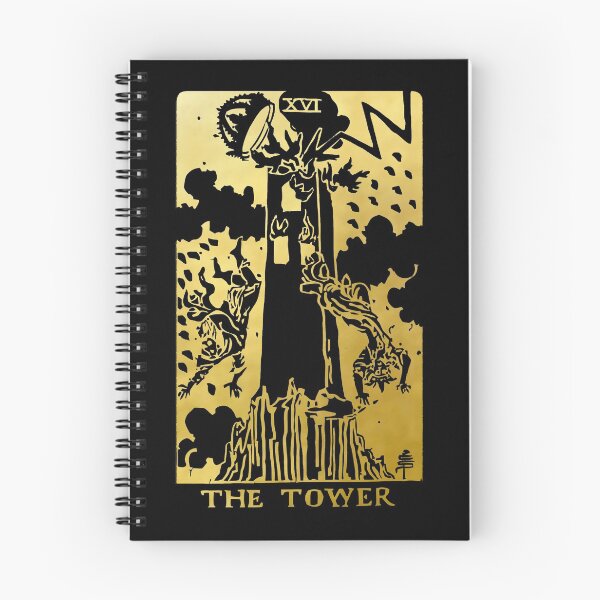 Item preview, Tarot Card The Tower Gold Deck  designed and sold by Michallandsberg.