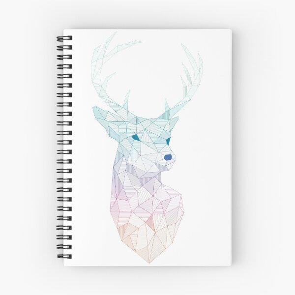 Item preview, Gradient crosshatch polygon art - Deer designed and sold by Typefusion.