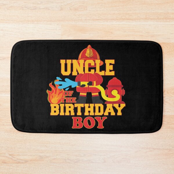 Item preview, Uncle Of The Birthday Boy Firetruck Firefighter Party design designed and sold by Grabitees.