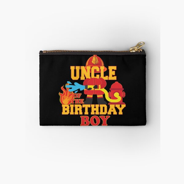 Item preview, Uncle Of The Birthday Boy Firetruck Firefighter Party design designed and sold by Grabitees.