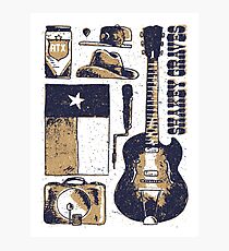 Shakey Graves Poster Photographic Print