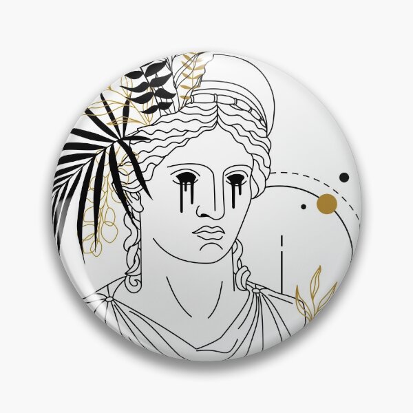 Item preview, Hera (Juno). Creative Illustration In Geometric And Line Art Style designed and sold by Sloth Astronaut.