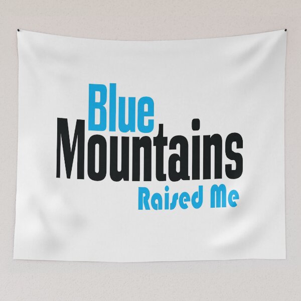 Aperçu de l'œuvre Blue Mountains Raised Me Australie créée et vendue par ProjectX23.