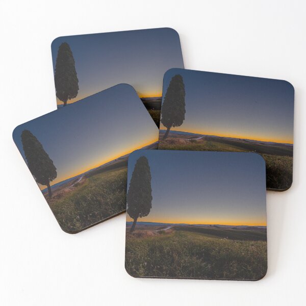 Item preview, Lone tree at dawn in a Tuscan Landscape designed and sold by AndrewJonesFoto.