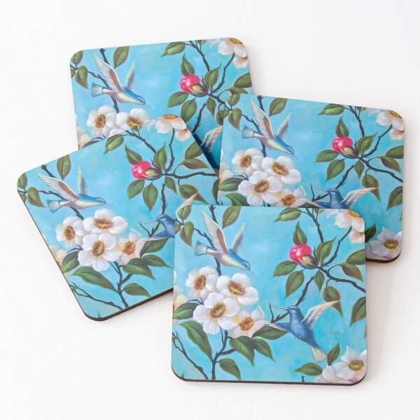 Item preview, Blue birds floral life designed and sold by Lefteris Betsis.