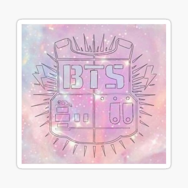 BTS Pastel Galaxy Logo