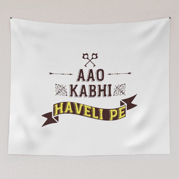 Item preview, AAO KABHI HAVELI PE Funny Meme Desi designed and sold by eufouria.