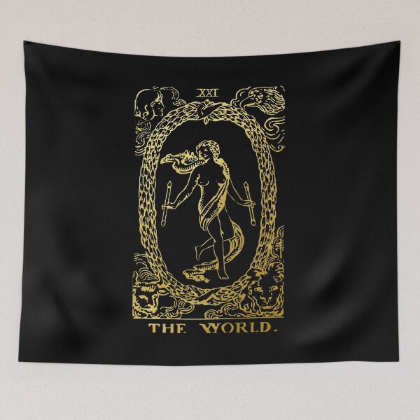Item preview, Tarot Card The World Gold Deck  designed and sold by Michallandsberg.