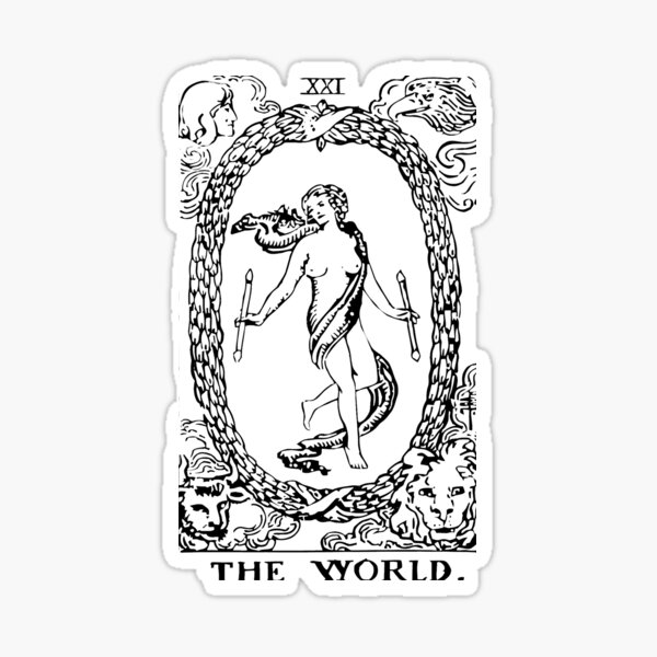 The World Tarot Card Print — Cheersthanxalot
