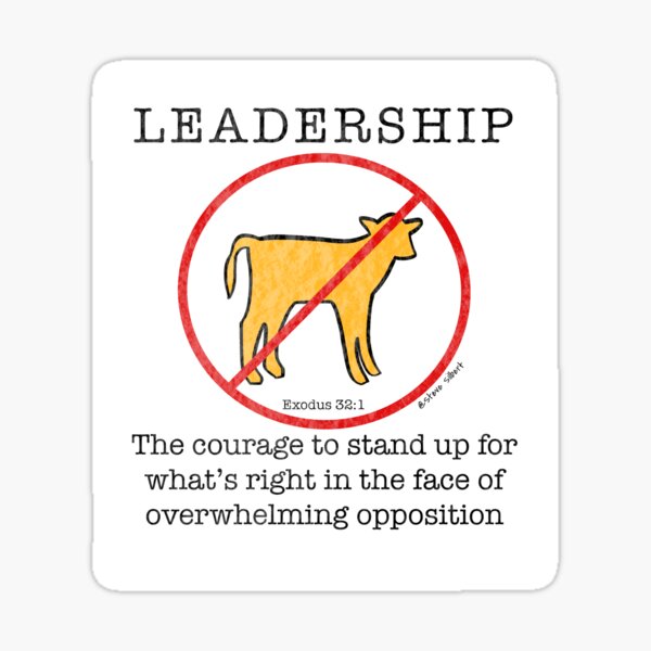No Golden Calves Sticker