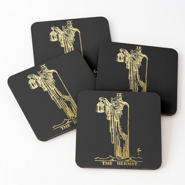 Item preview, Tarot Card The Hermit Gold Deck  designed and sold by Michallandsberg.