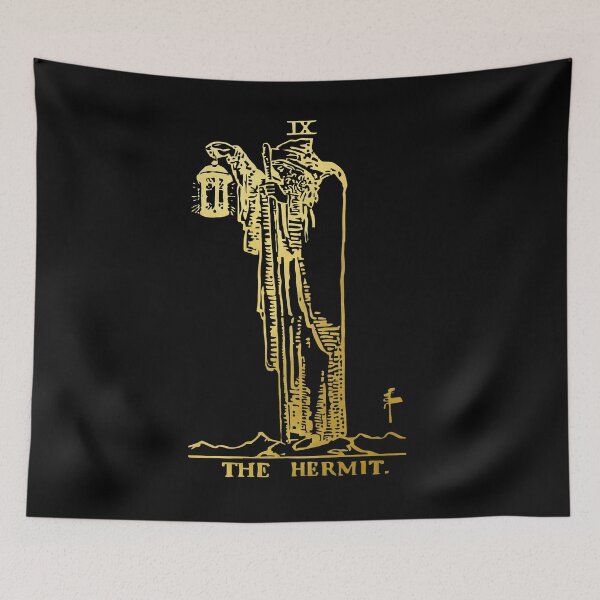 Item preview, Tarot Card The Hermit Gold Deck  designed and sold by Michallandsberg.