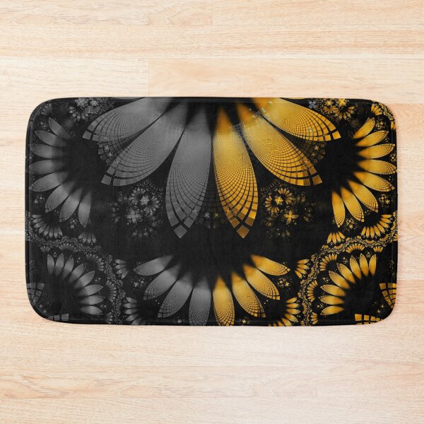 Item preview, Flared Golden Yellow Feathers amid Black Onyx designed and sold by San Jaya Prime.