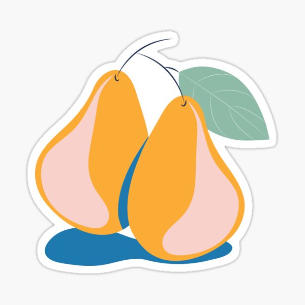 A pair of pears Sticker