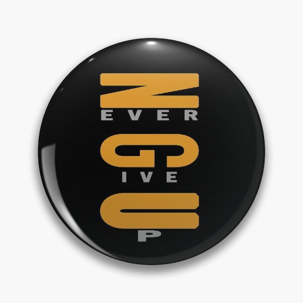 Item preview, Never give up designed and sold by khalifadahmane.