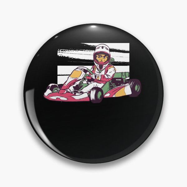 Item preview, Go-kart track karting kart driver cat kitty designed and sold by AaaleXX.
