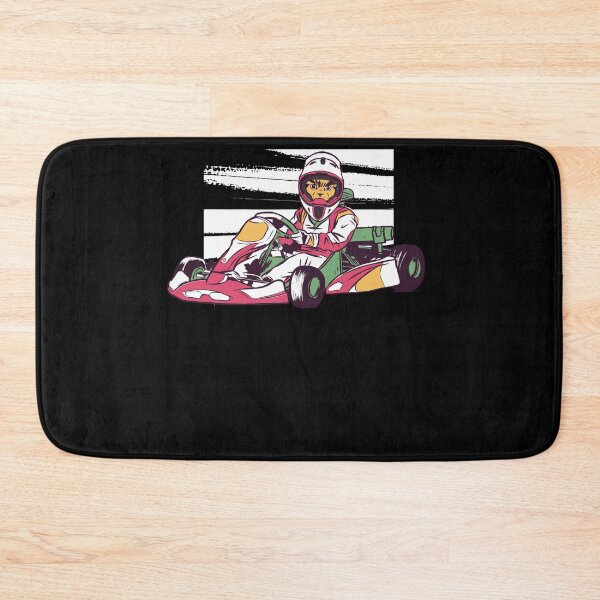Item preview, Go-kart track karting kart driver cat kitty designed and sold by AaaleXX.