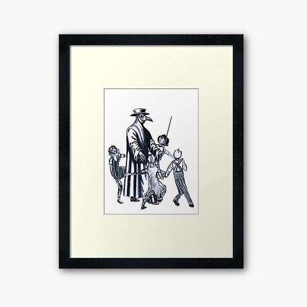 Party Like It's 1347 Again Framed Art Print