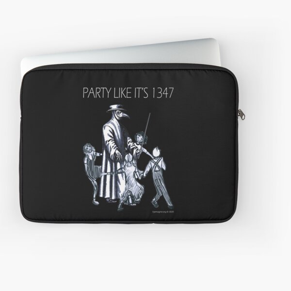 Party Like It's 1347 Again Laptop Sleeve