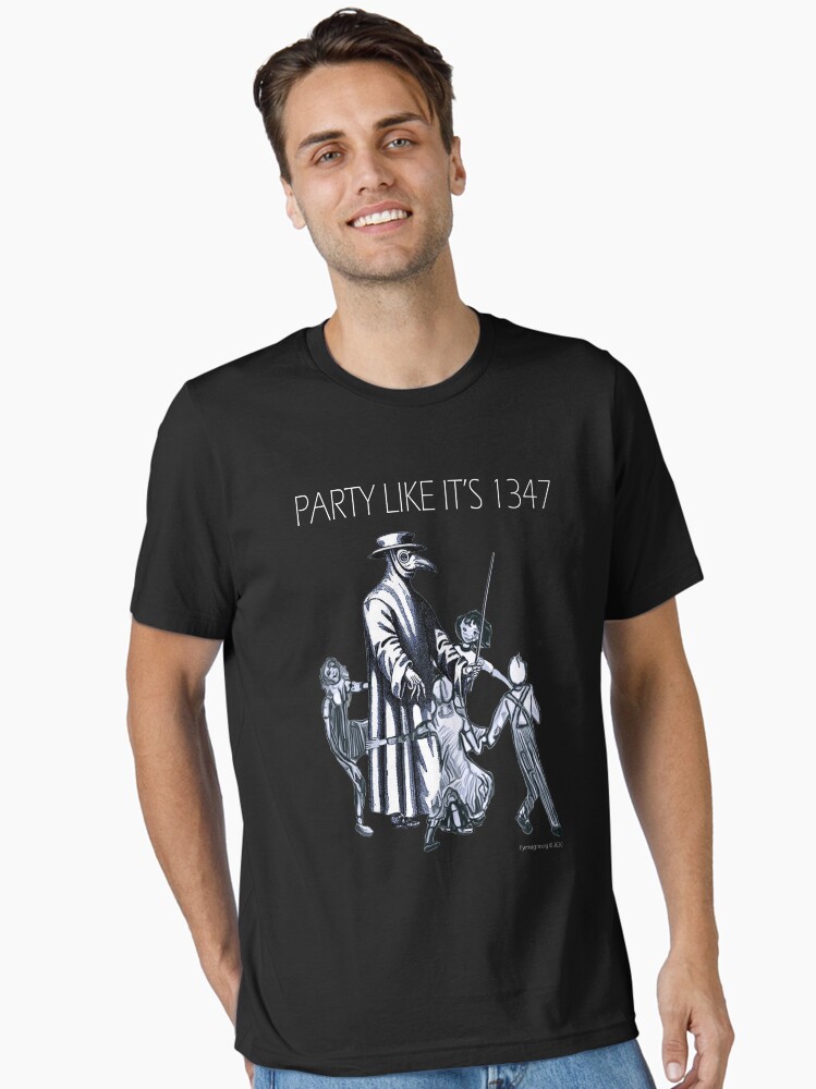 Thumbnail 1 of 7, Essential T-Shirt, Party Like It's 1347 Again designed and sold by EyeMagined.