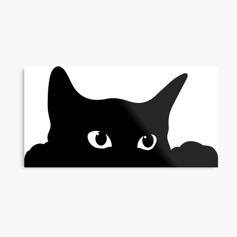 Impression Sur Toile Masquer La Forme De L Ombre Du Chat Noir Par Eelagreen Redbubble