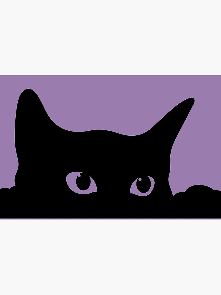 Skin Adhesive D Ordinateur Masquer La Forme De L Ombre Du Chat Noir Par Eelagreen Redbubble