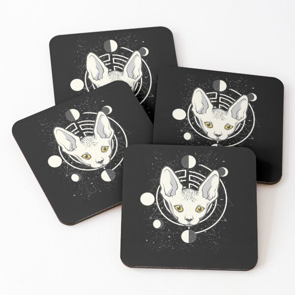 Item preview, Sphynx cat cat space outer space planets stars designed and sold by AaaleXX.