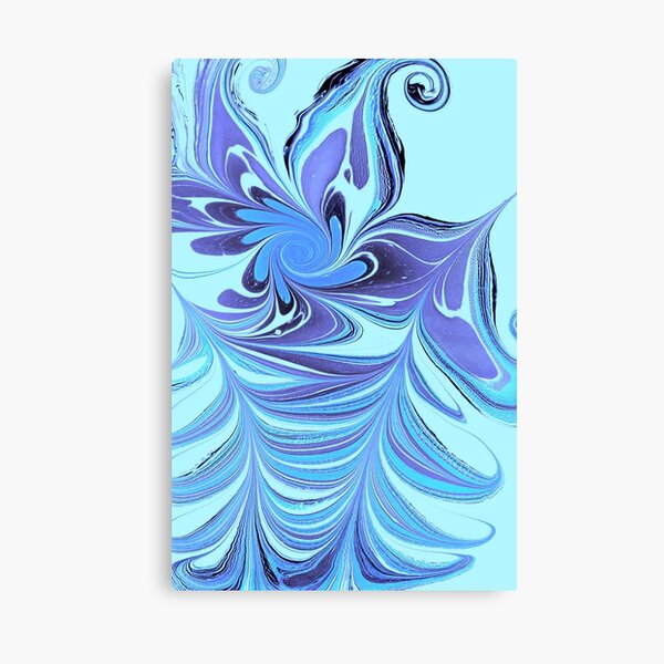 "Blue Flower" Canvas Print