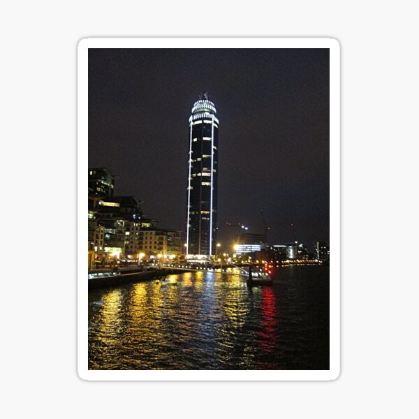 Item preview, Vauxhall Tower At Night, London designed and sold by MagsWilliamson.