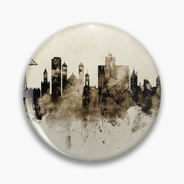 Item preview, Middlesbrough England Skyline designed and sold by ArtPrints.