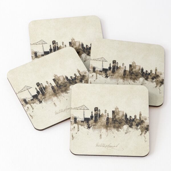 Item preview, Middlesbrough England Skyline designed and sold by ArtPrints.