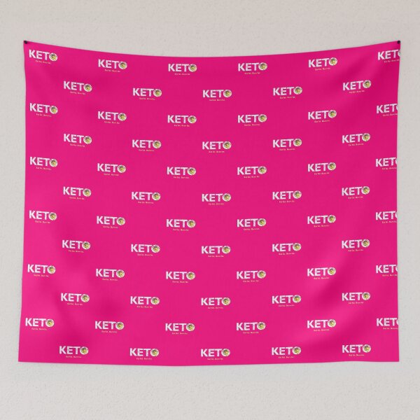 Item preview, KETO - Eat fat. Burn Fat. designed and sold by HobzyMerch.